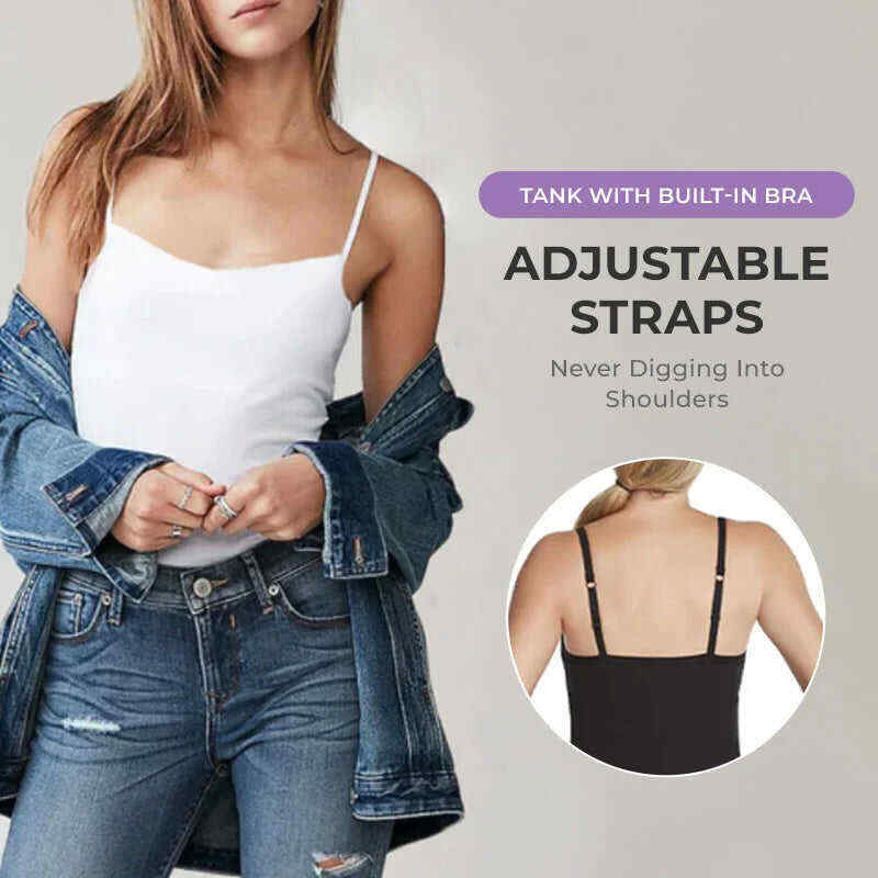 2024 Summer Sale 50% Off - Tank With Built-In Bra