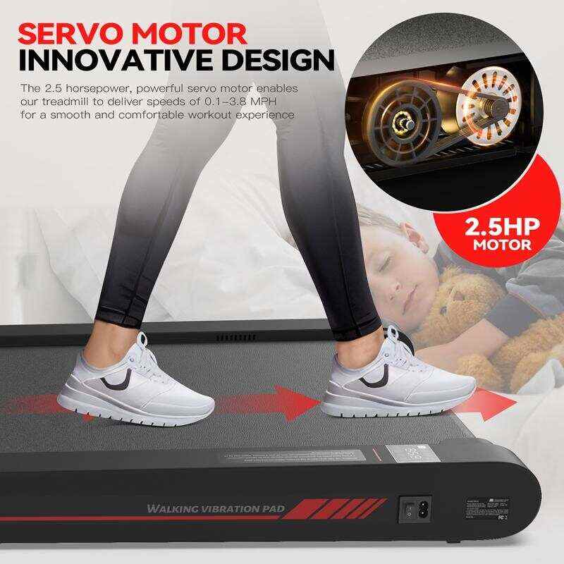 Walking Vibration Pad P1,Vibrating Plate, Remote Control & APP, Lightweight Under Desk Treadmills For Home & Office,Servo Motor Technology, 3 in 1 Portable Walking Pad Treadmill, 22 Lbs Fitness Equipment