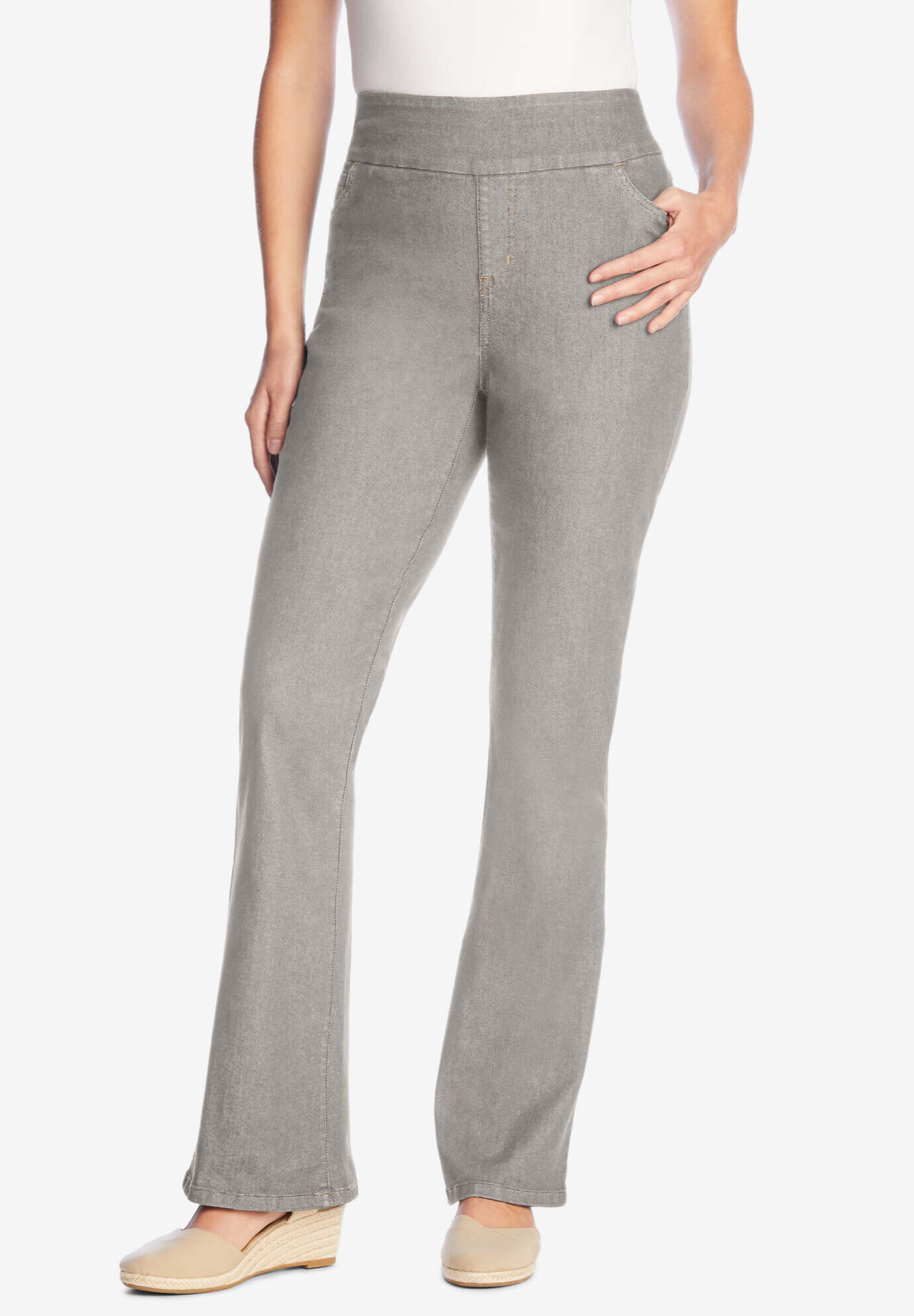 Flex-Fit Pull-On Bootcut Jean