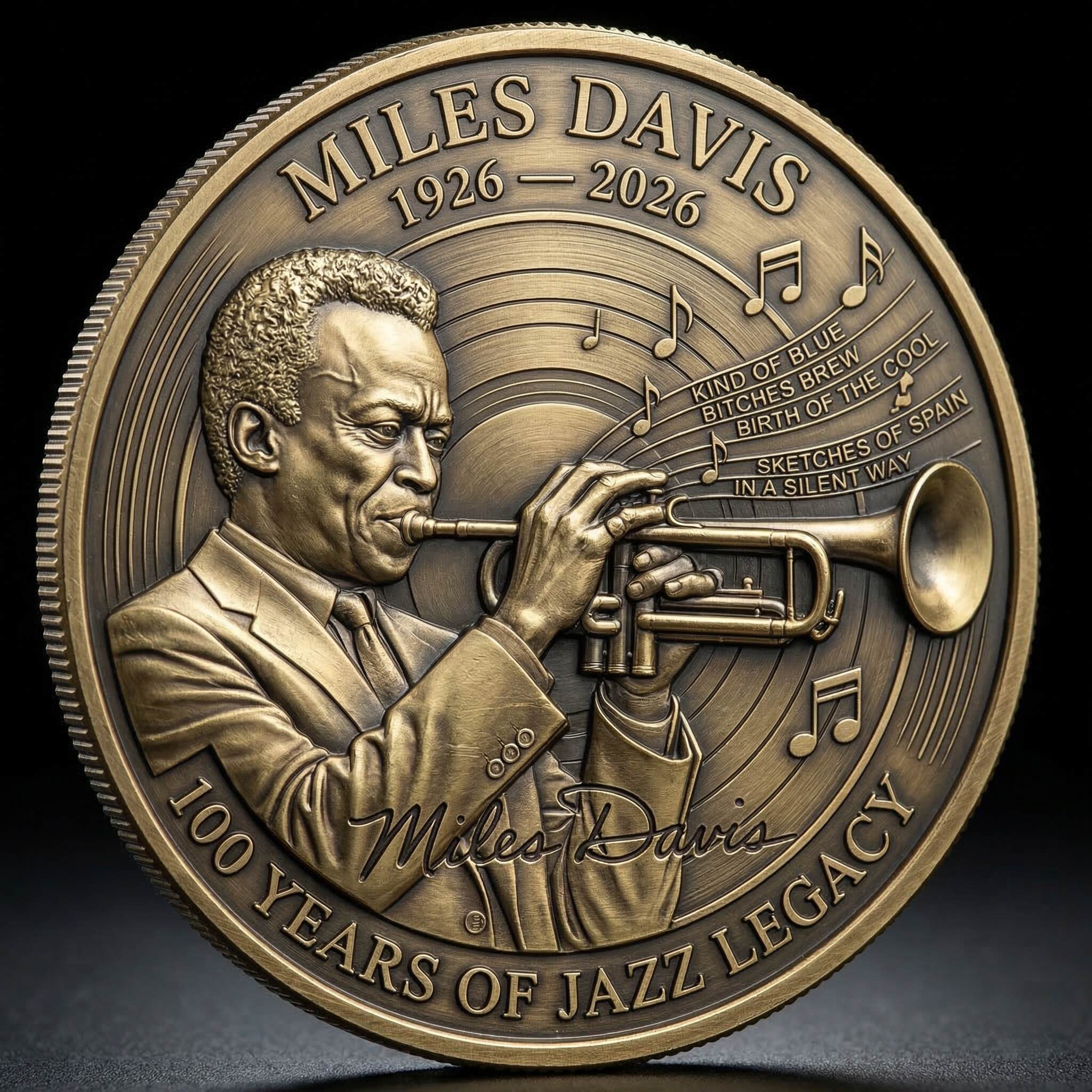 Miles Davis 100th Anniversary Jazz Legacy Collector Coin