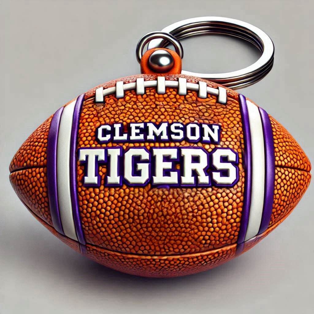 College Football Keychain