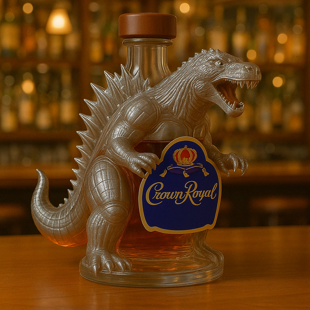 King of Monsters Whisky Bottle