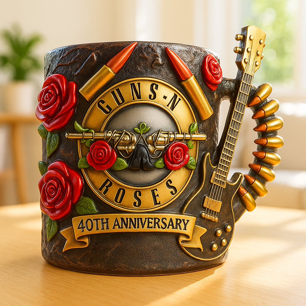 Guns N' Roses 40th Anniversary Mug