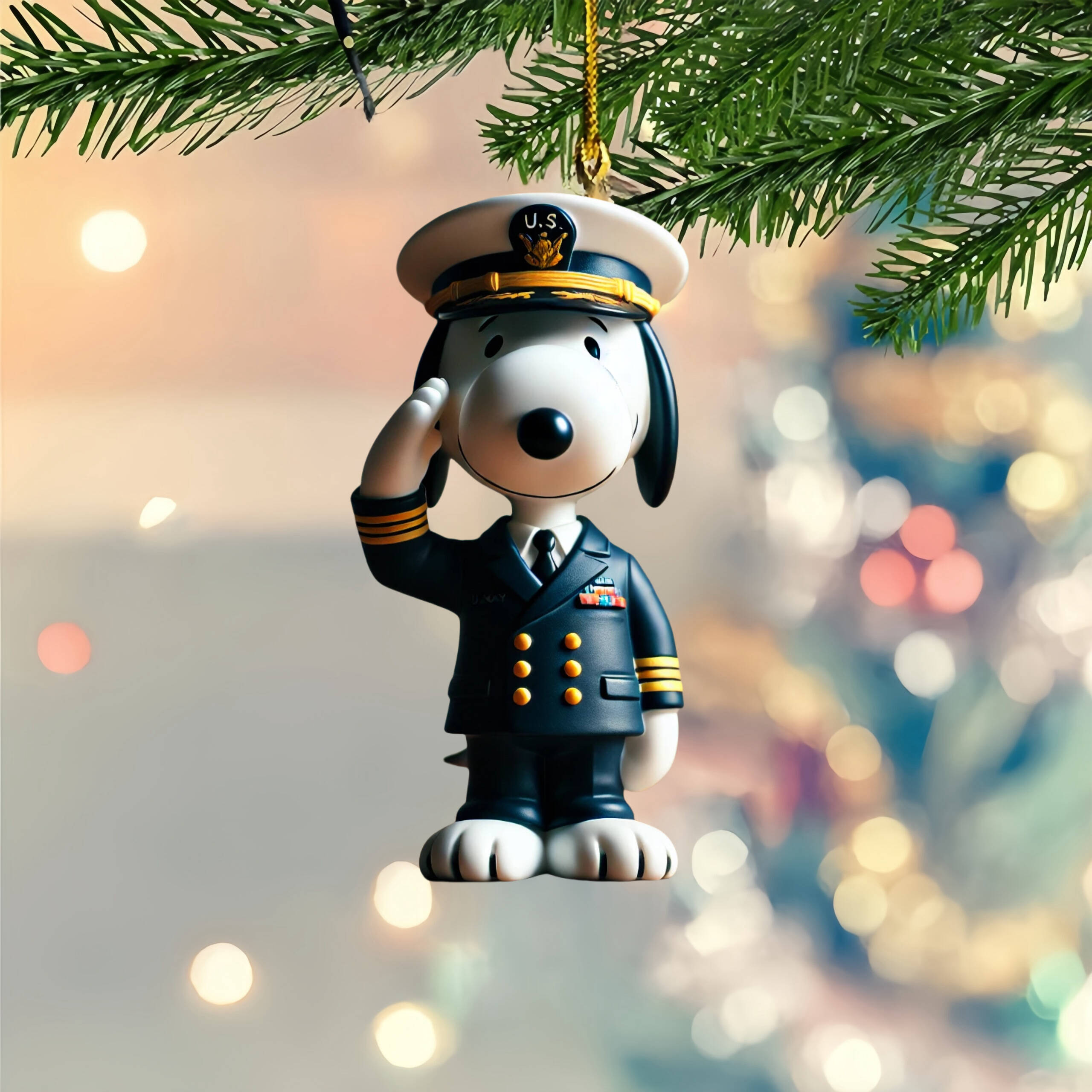🔥LAST DAY 50% OFF- 🎖️Veteran Tribute Snooopy Ornaments
