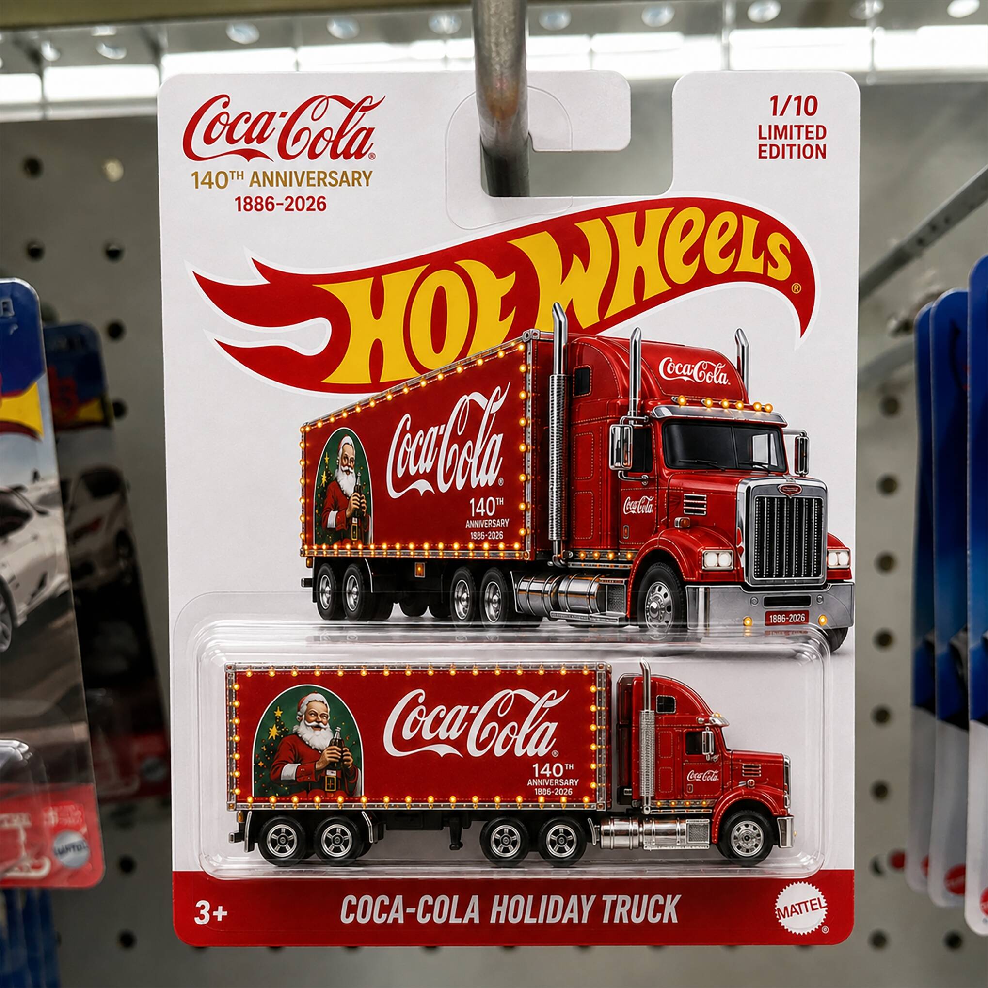 Hot Wheels Coca-Cola Holiday Truck – 140th Anniversary Edition