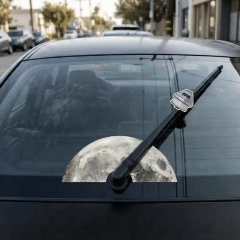 🌕 Artemis Moon Mission: Interactive Wiper Decal – Orbit the Moon! 🚀