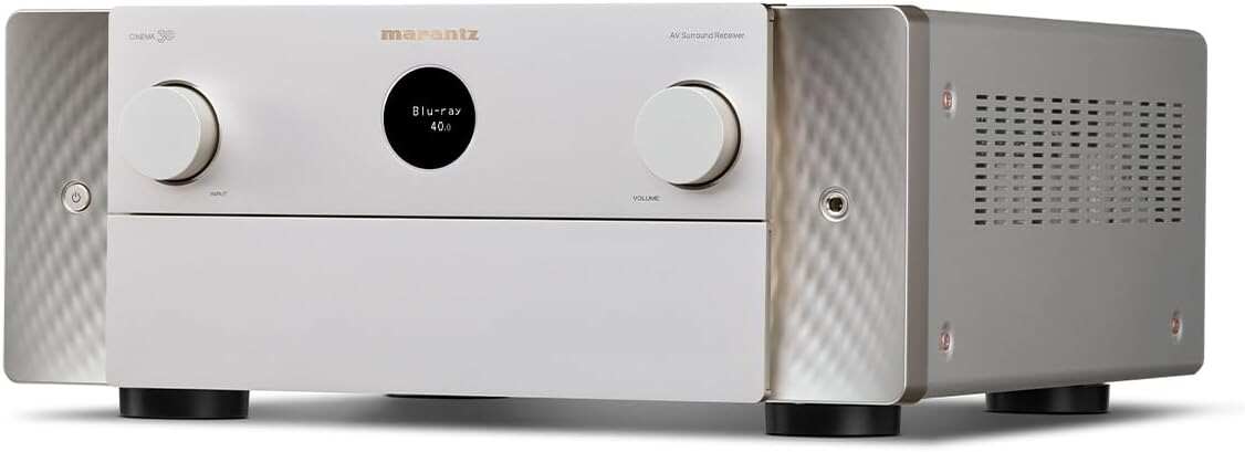 Marantz Cinema 30 11.4 Channel 8K Home Theater Receiver with Dolby Atmos & IMAX Enhanced Audio (Silver/Gold)