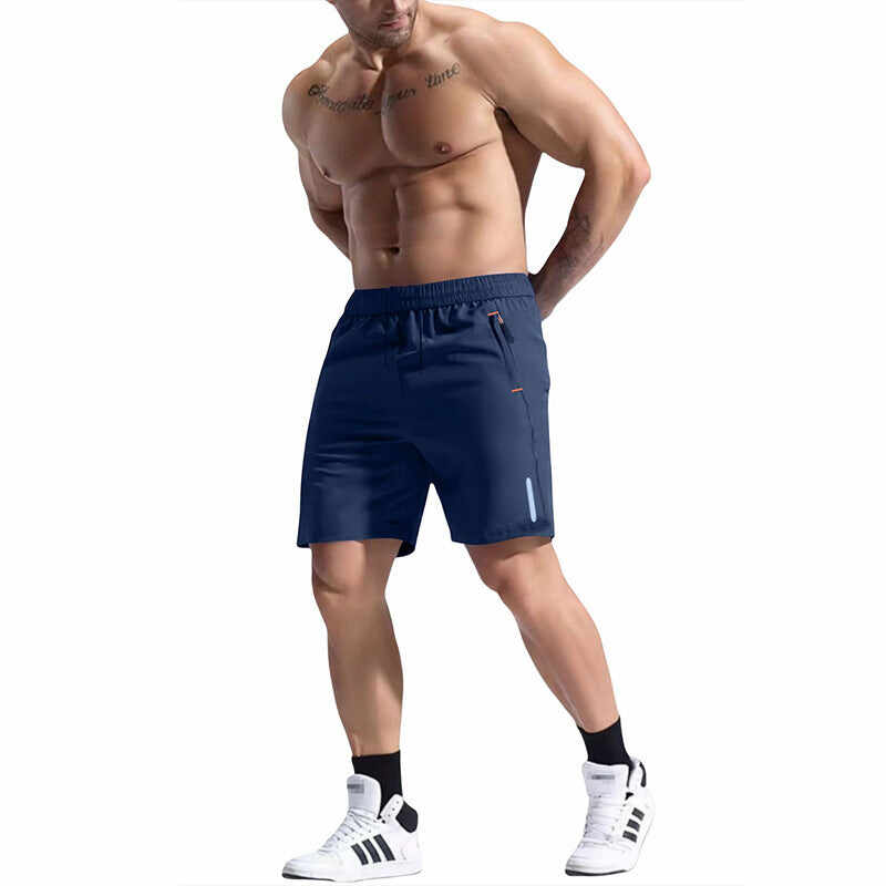 European Size Men's Shorts Elastic Waist Summer Sports