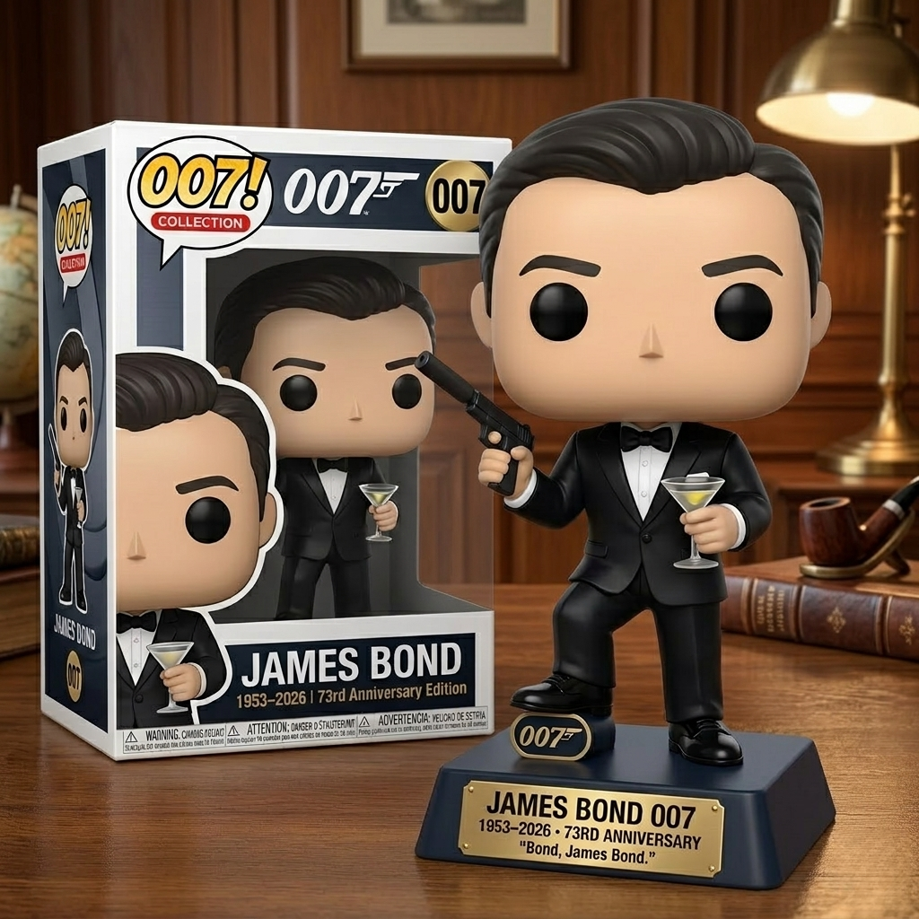 James Bond 007 73 Years Collectible Pop Figure