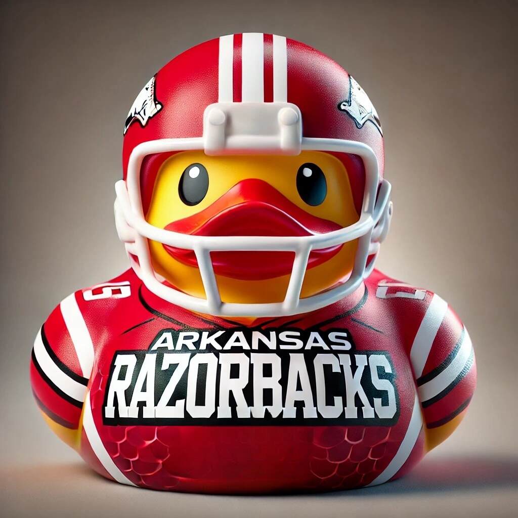 SEC Football Rubber Duck