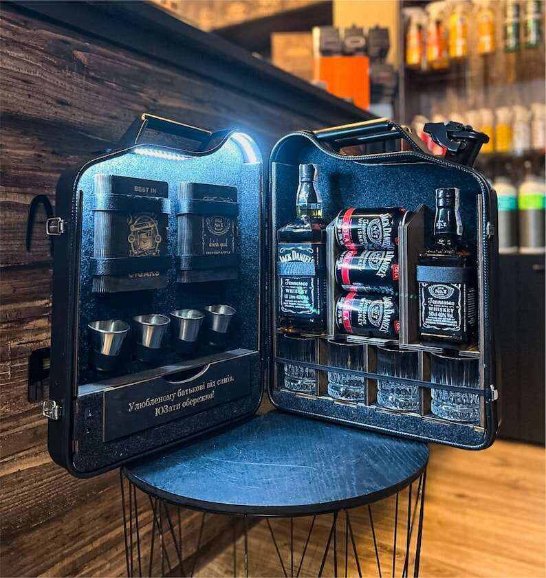 20 L Jerry Can Mini Bar, Christmas gift, Home Mini Bar, Party Mini Bar, Handmade Fuel Bar, Gift For Him, For Husband, Custom Fuel Bar