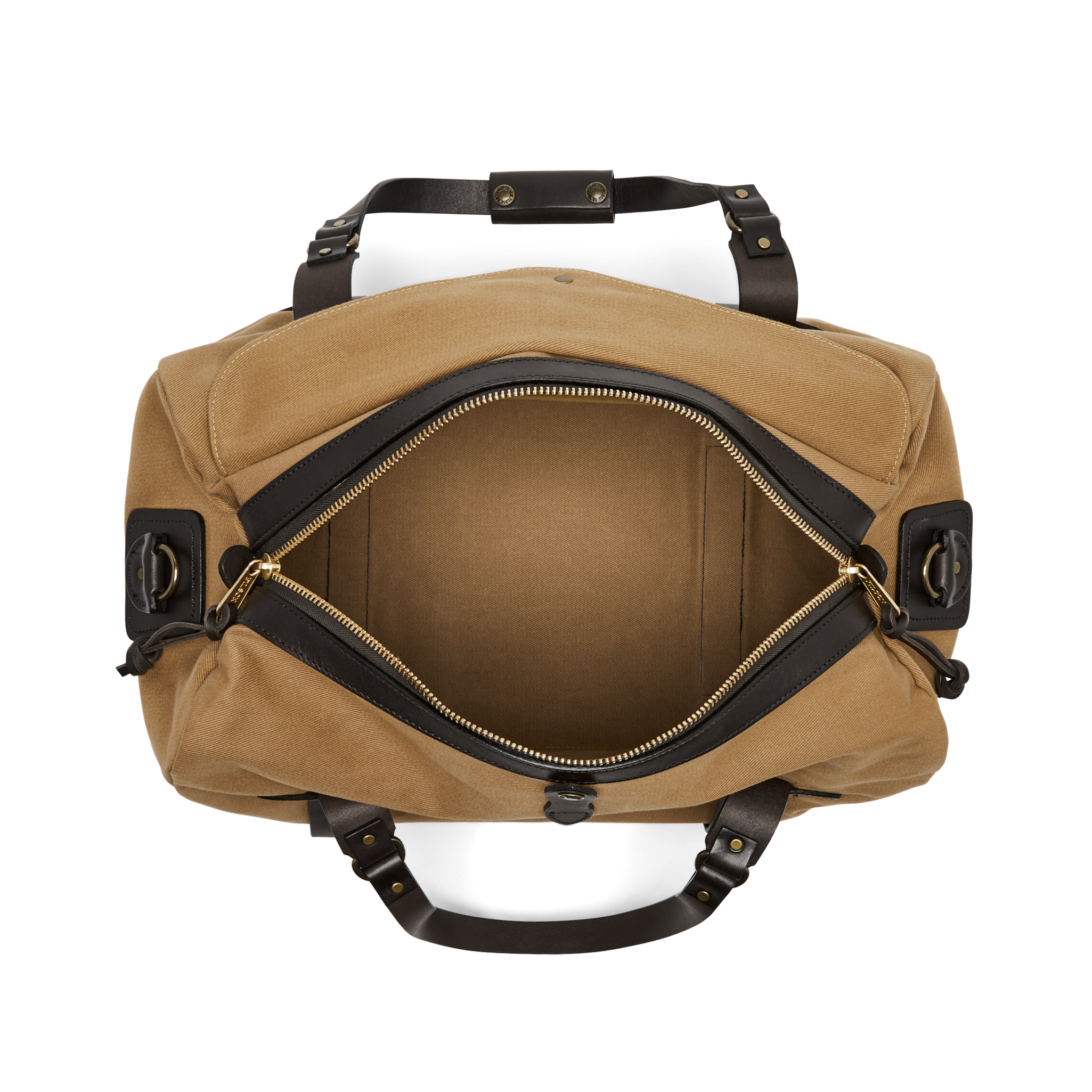 Medium Rugged Twill Duffle Bag - Tan