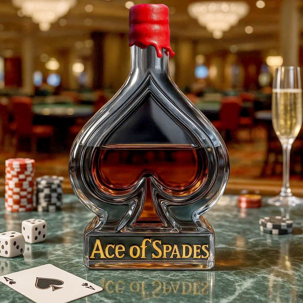 Ace of Spades Limited Edition Collector's Whiskey Bottle