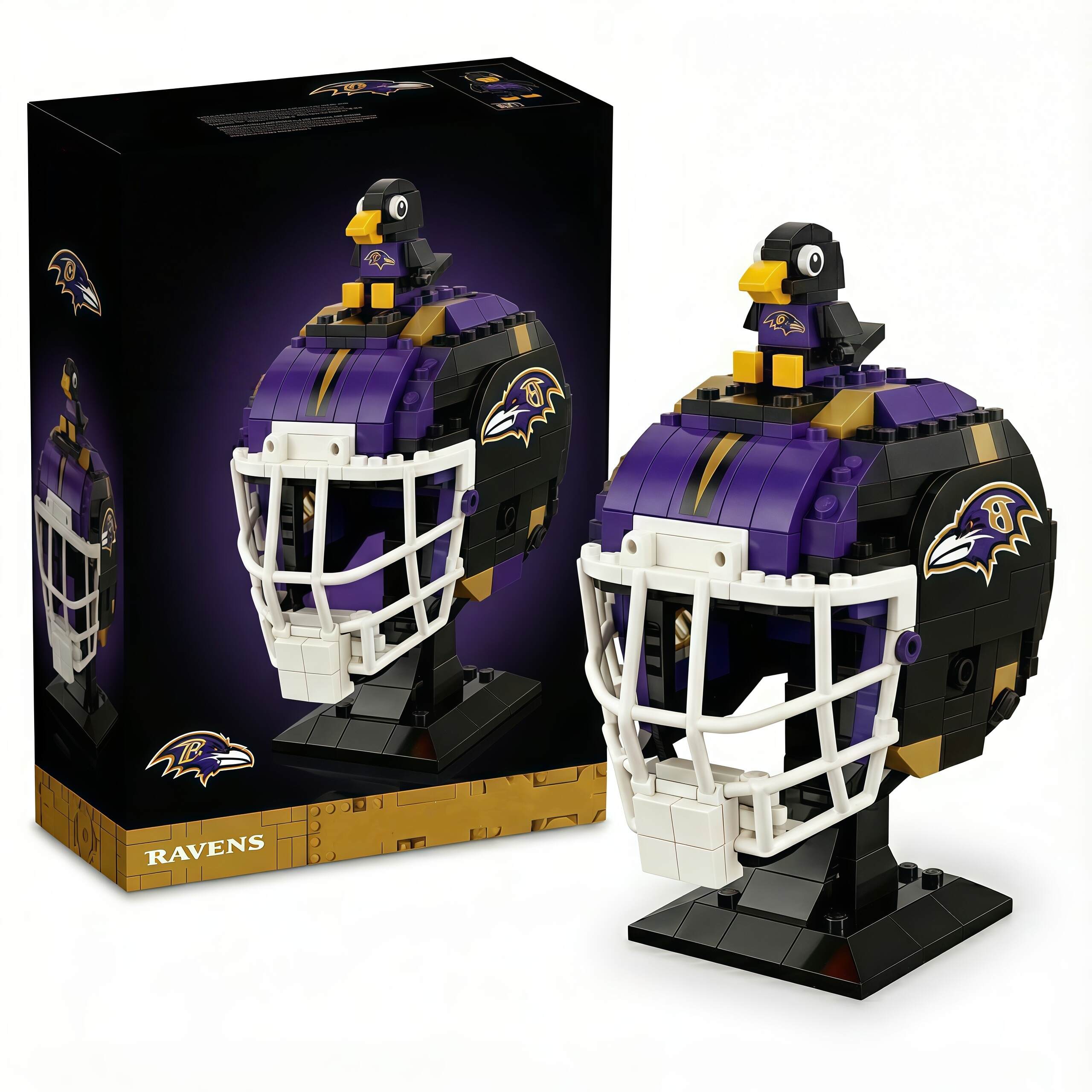 American Pro Football Brick Helmet Collector Brick Set