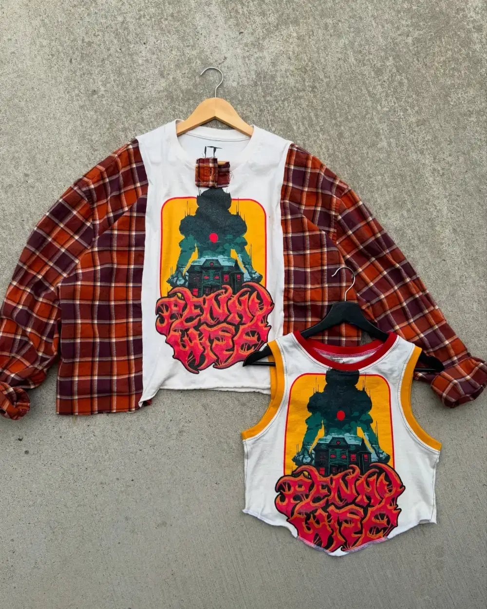 Halloween Casual Costume 2-Piece Set