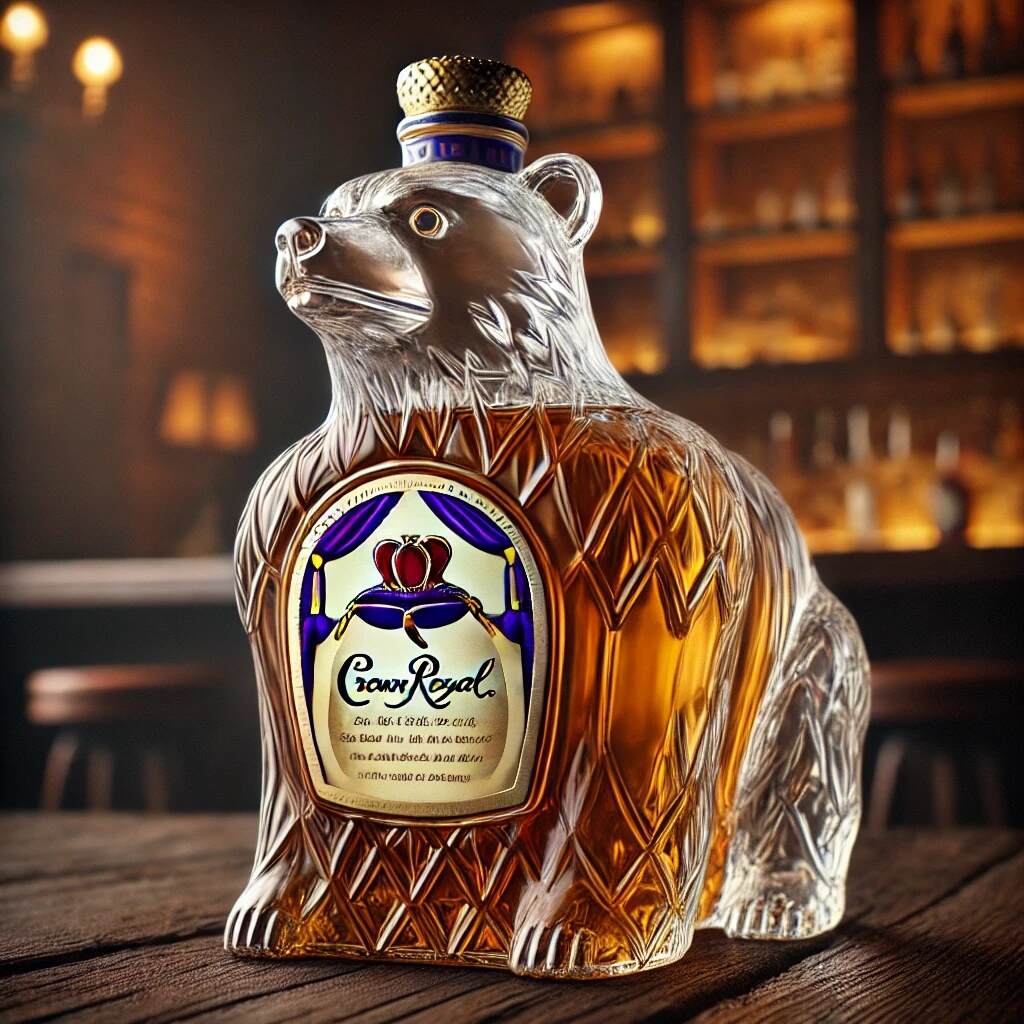 Polar Bear Whiskey Bottle