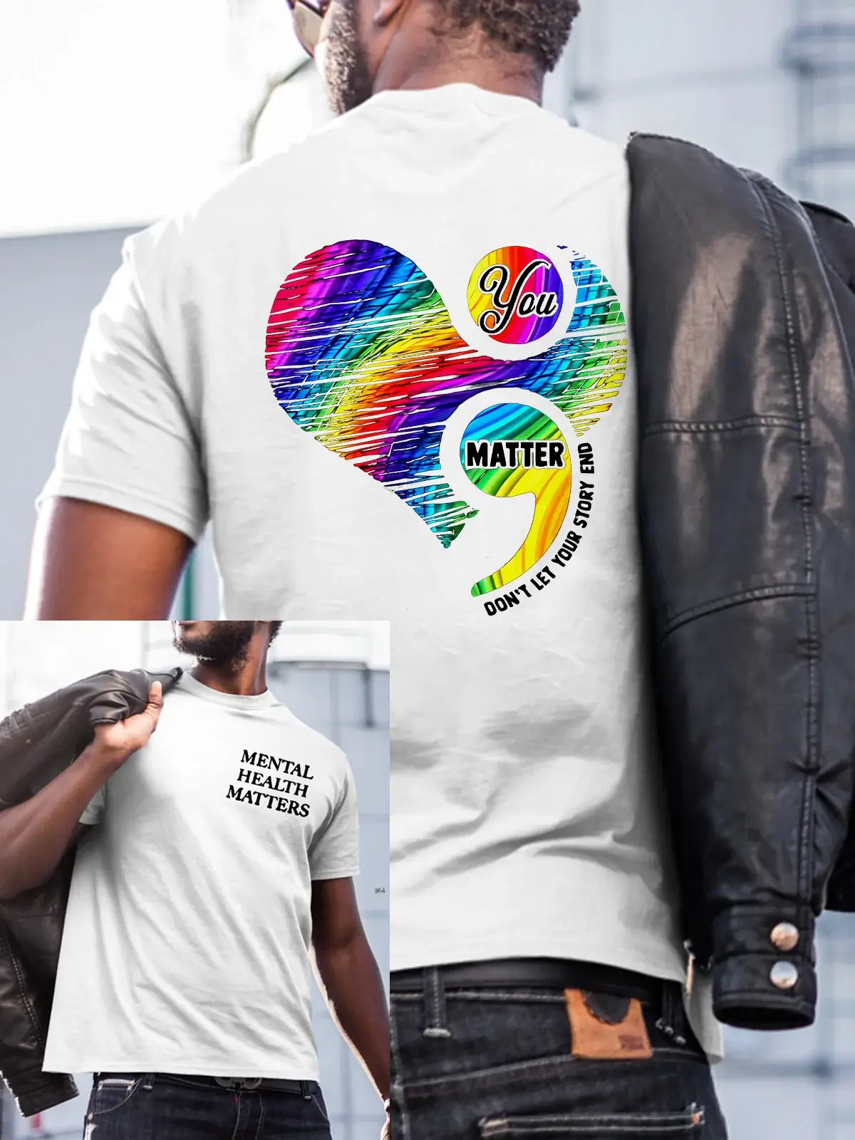 Men's Mental Health Matters You Matter, Don't Let Your Story End T-Shirt