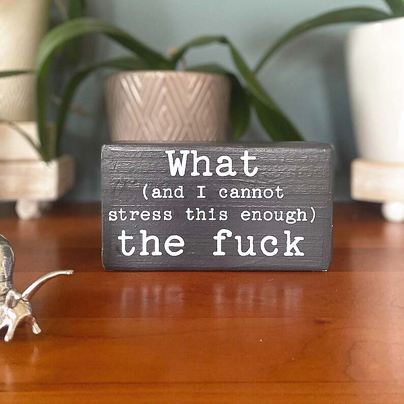 Fun office desk wood sign(🔥Buy 3 Get 1 FREE🔥)