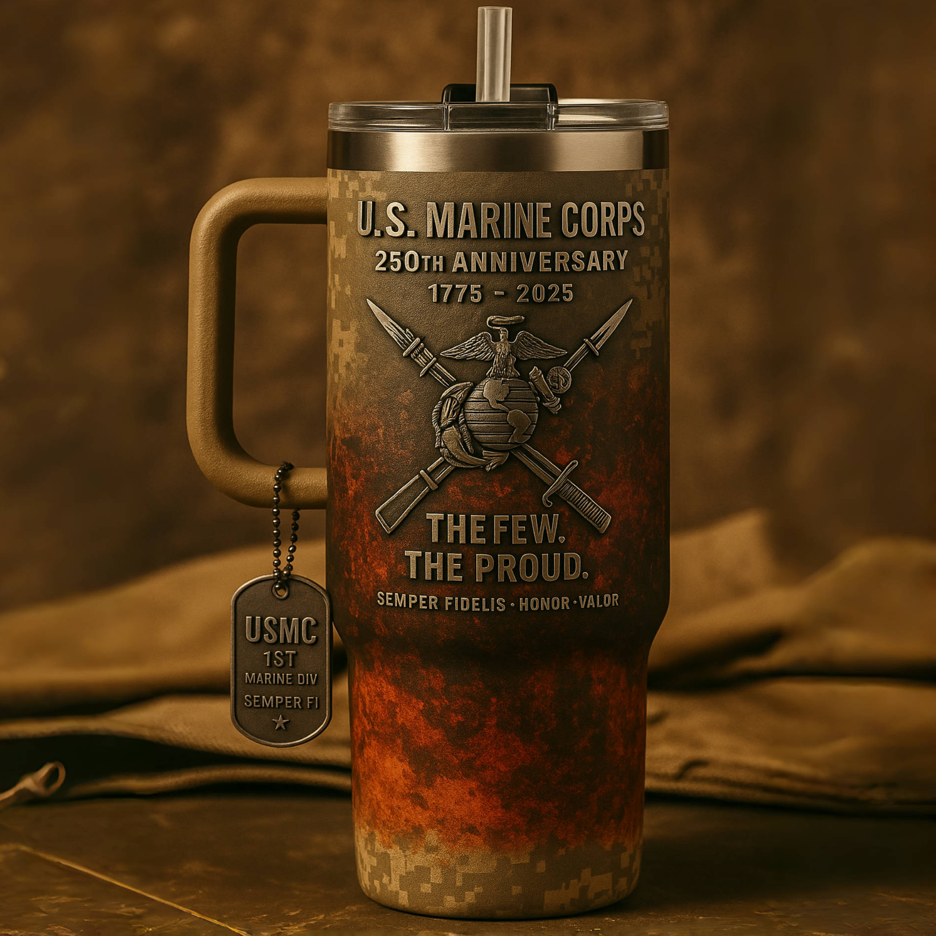 250th Anniversary Military Commemorative Stanley Tumbler