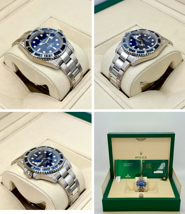 2020 Rolex Submariner 40mm 116659SABR White Gold Blue Dial