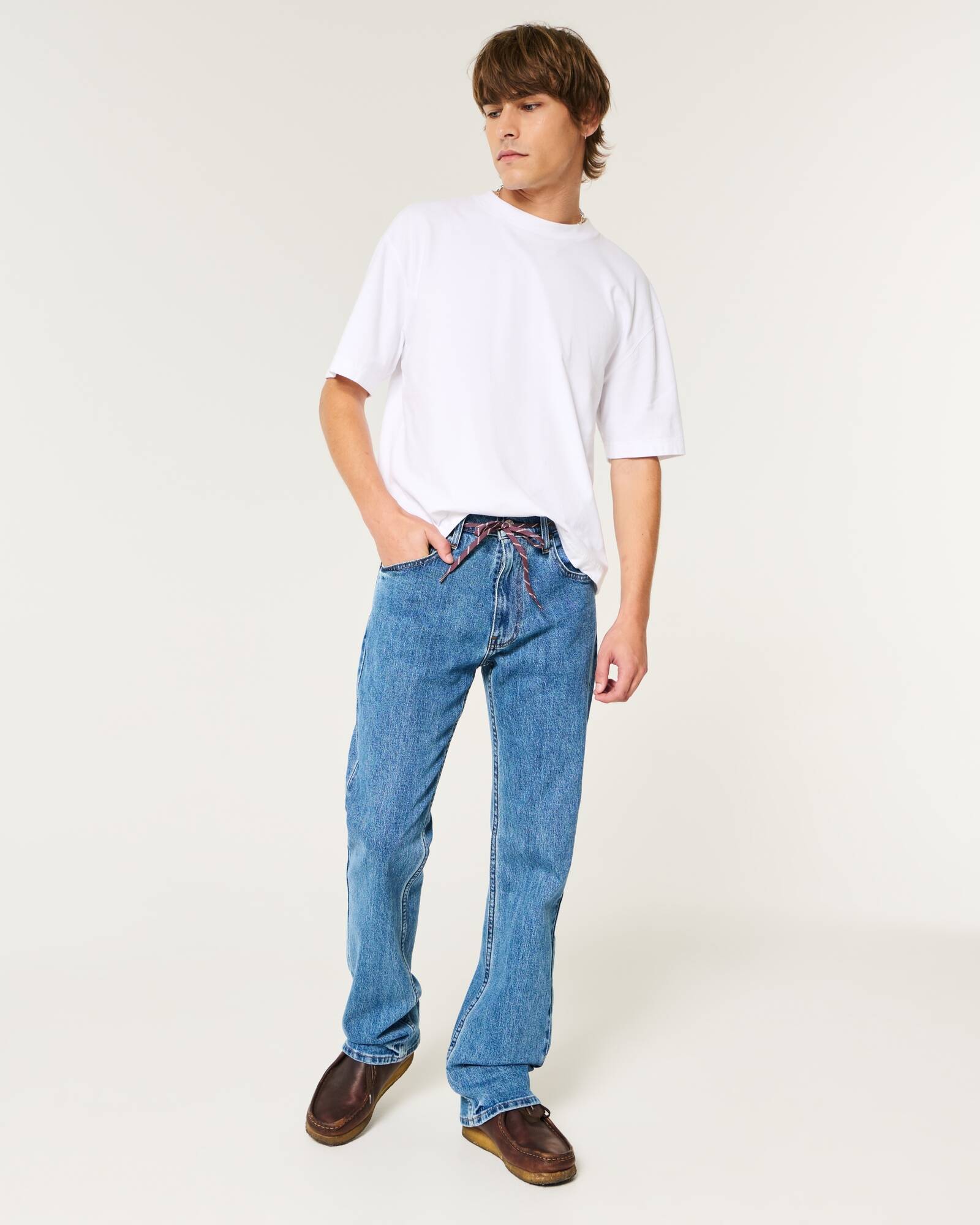 Light Wash Bootcut Jeans
