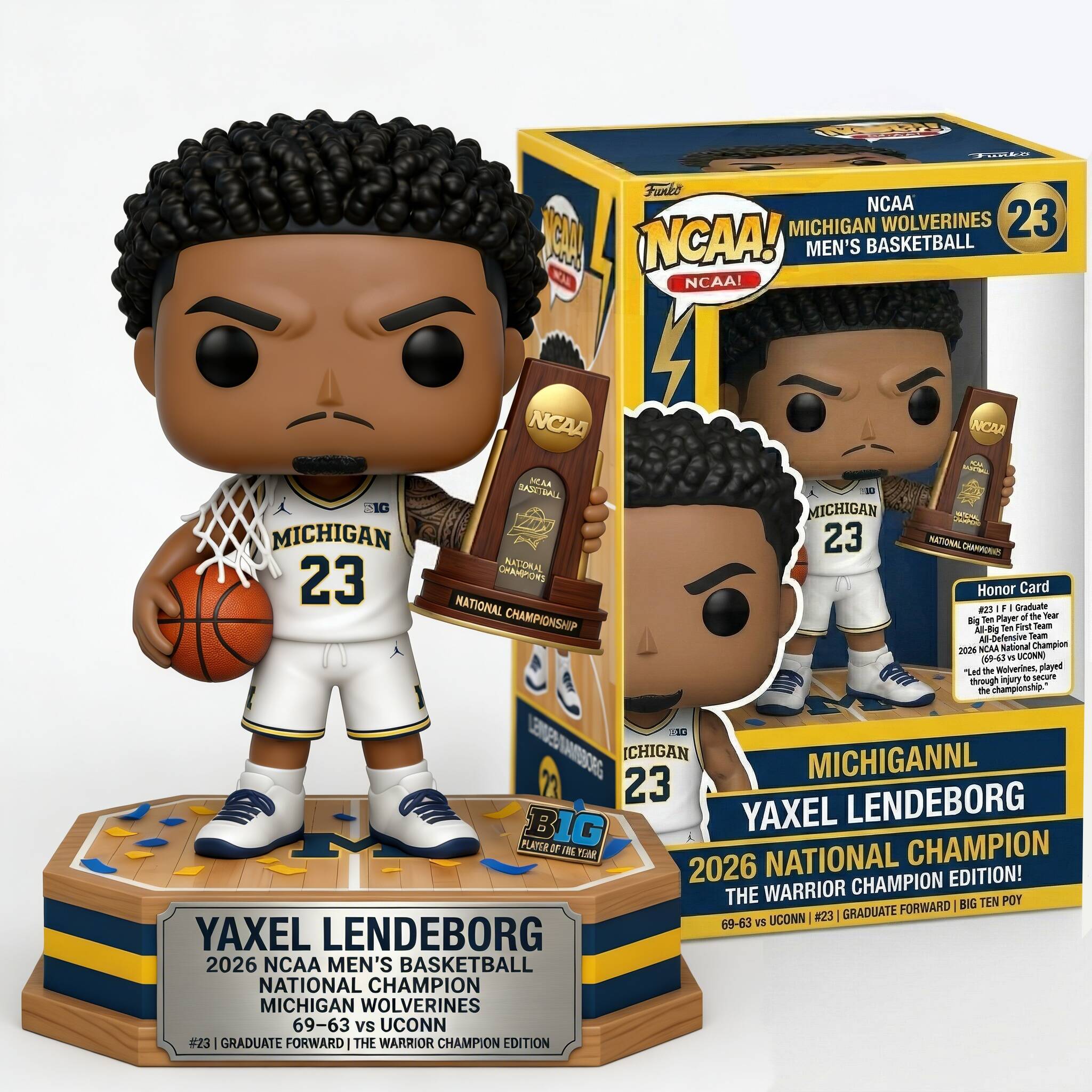 Yaxel Lendeborg 2026 NCAA Champion Pop