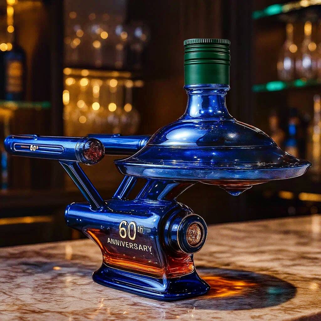 Star Trek 60th Anniversary Whisky Bottle