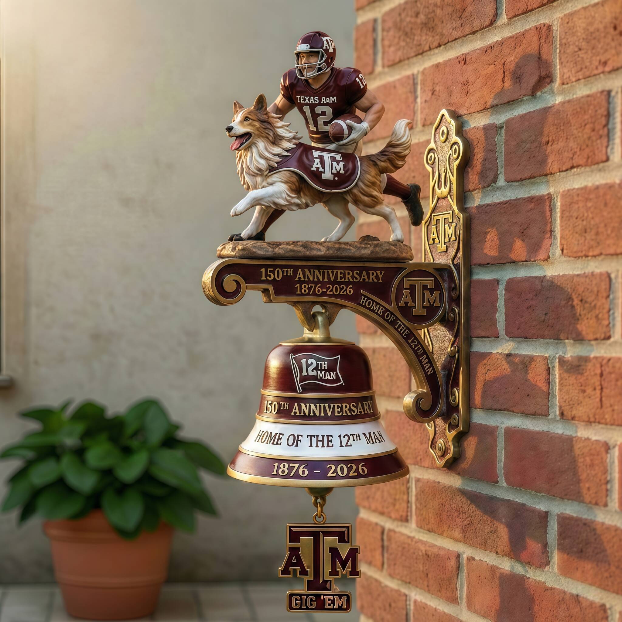 Texas A&M 150th Anniversary Limited Edition Wall Bell