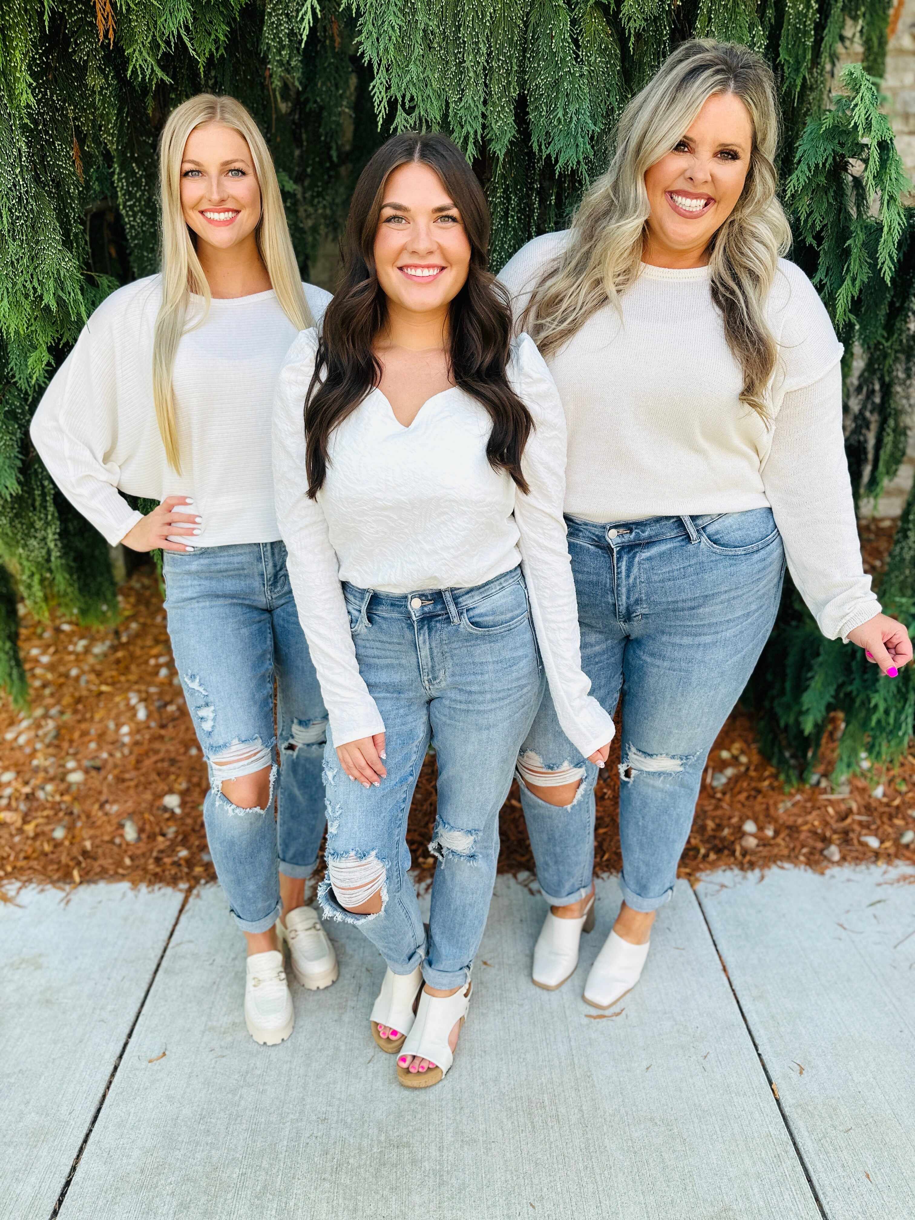 REG/CURVY Always On My Mind Midrise Boyfriend Jeans