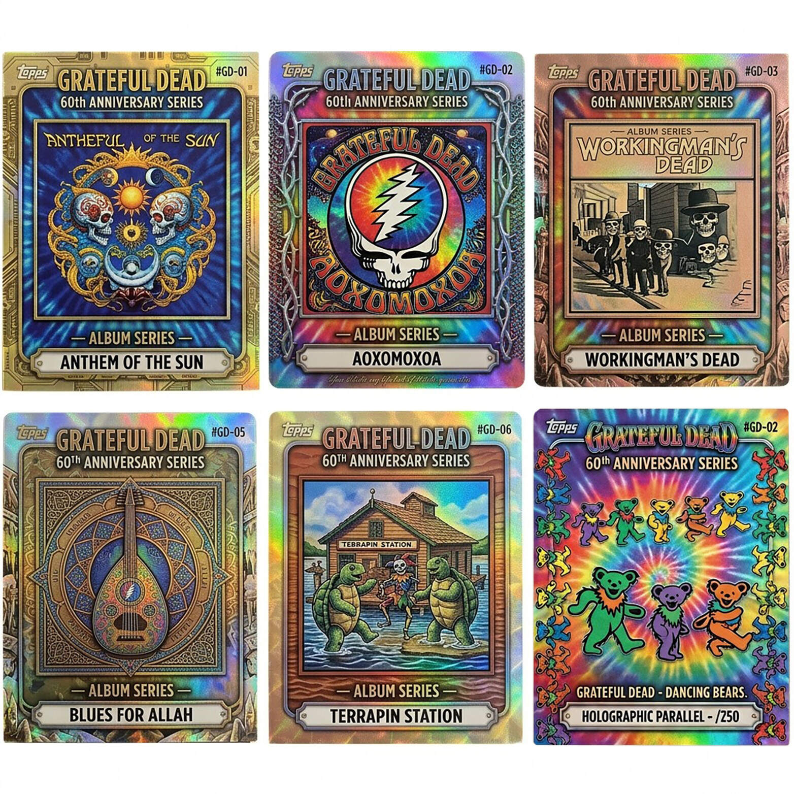 🎶Greatful Dead 60th Anniversary Blind Card