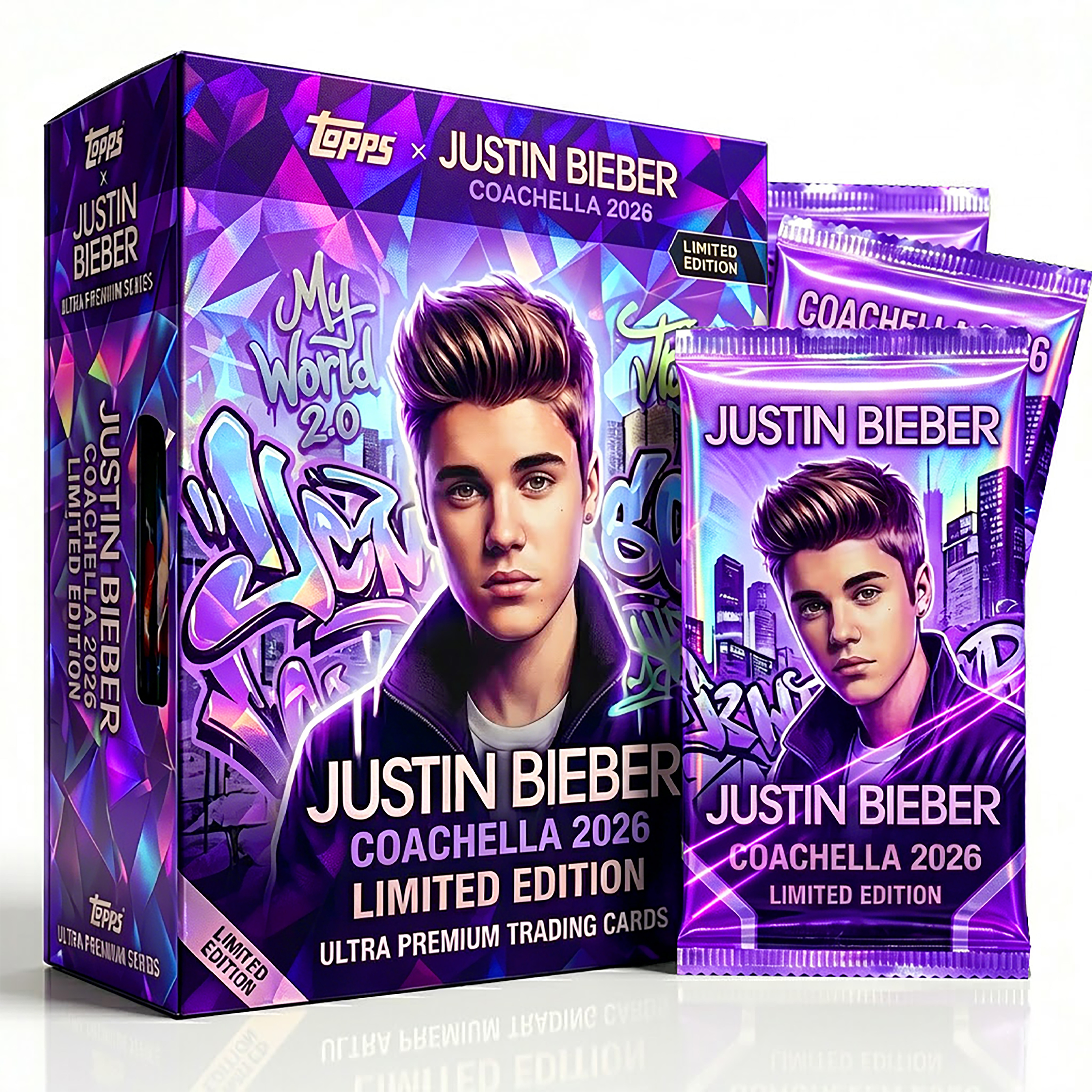 💜 Justin Bieber Coachella 2026 Topps Cards!🎤