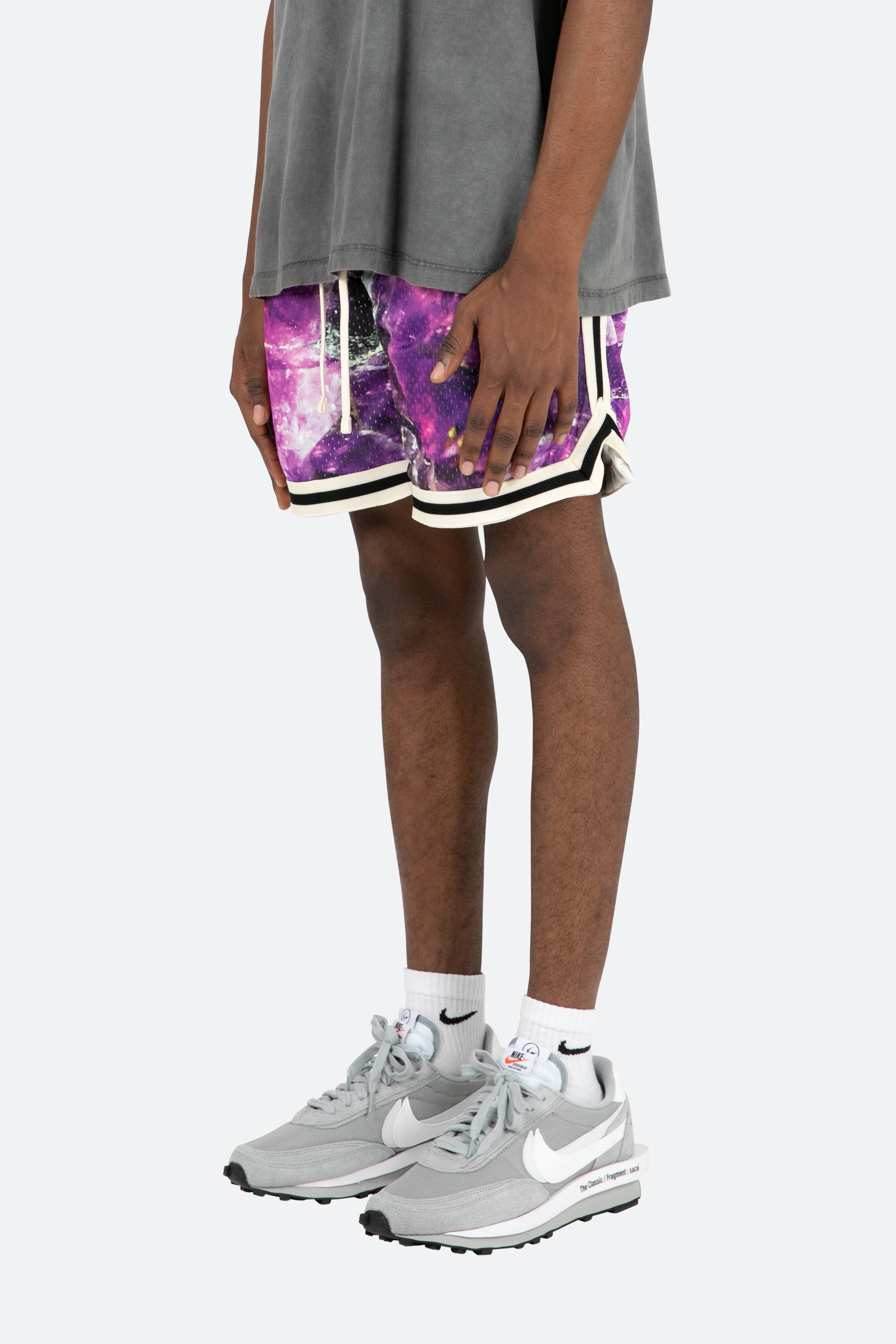 Crystal Basketball Shorts - Purple