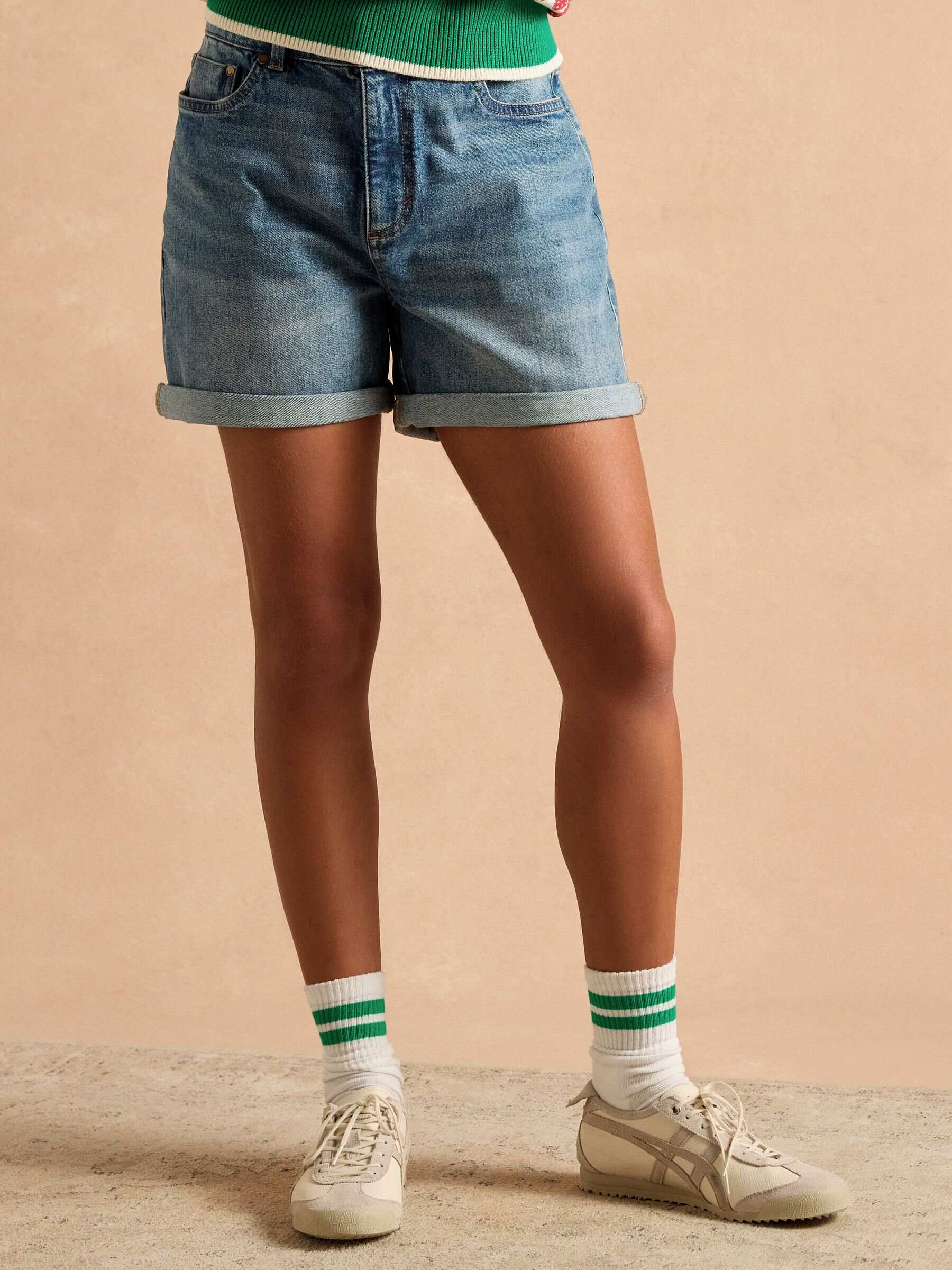 Blue Denim Shorts