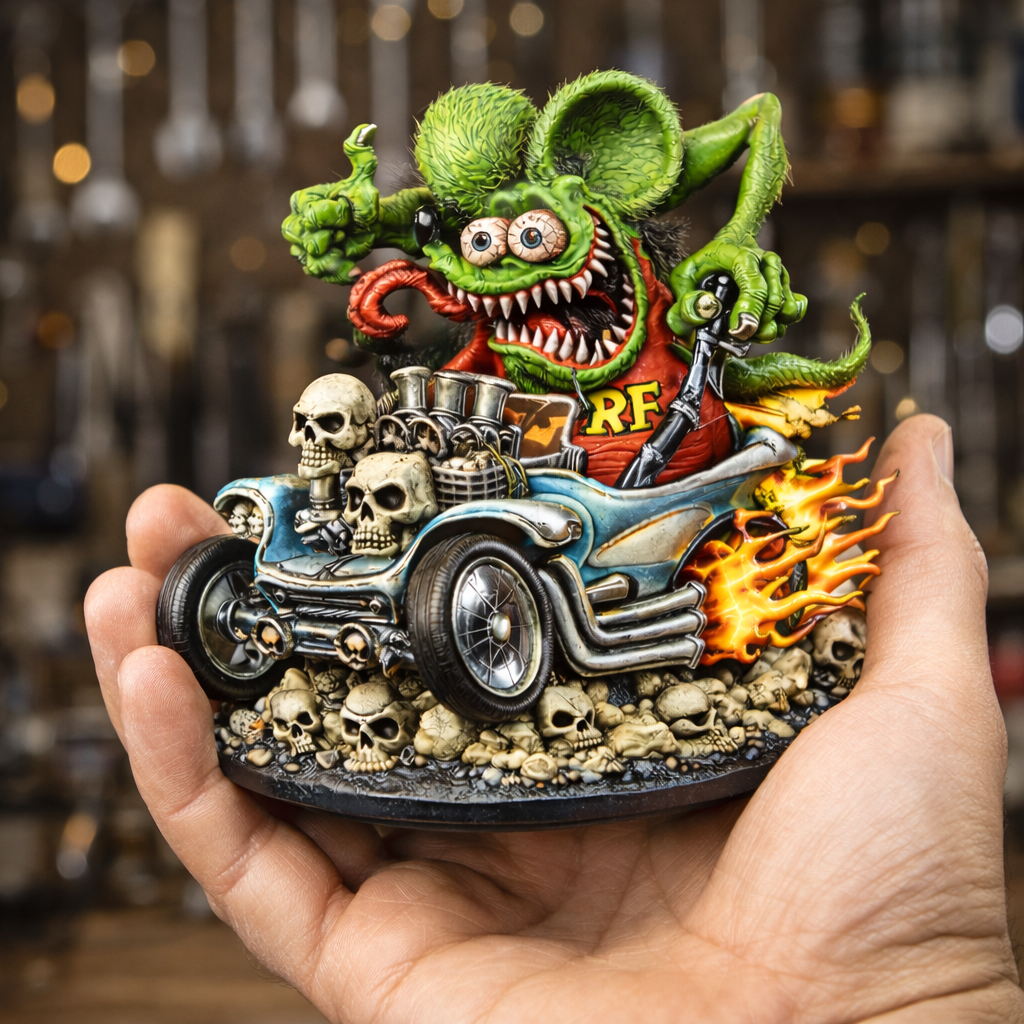 Rat Fink Skull Road Outlaw POP Collectible
