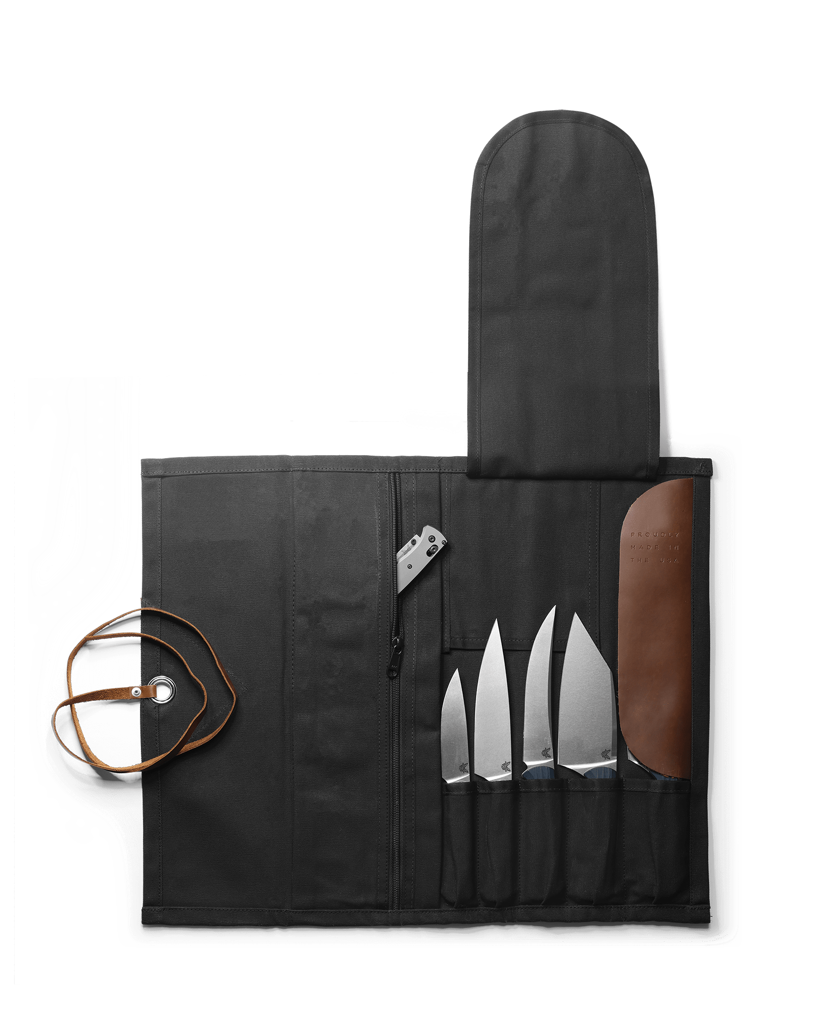 Knife Roll | Kitchen Cutlery | Waxed Canvas