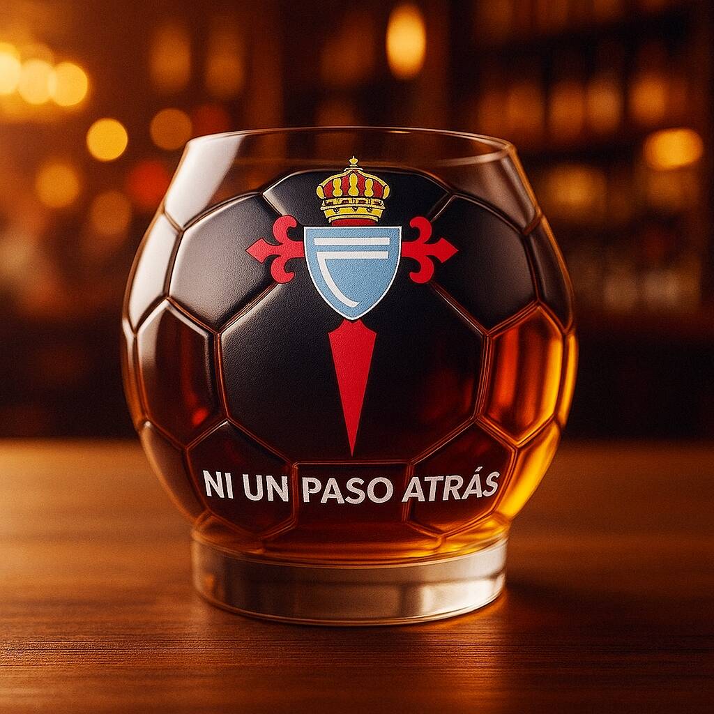 La Liga Football Whiskey Glass