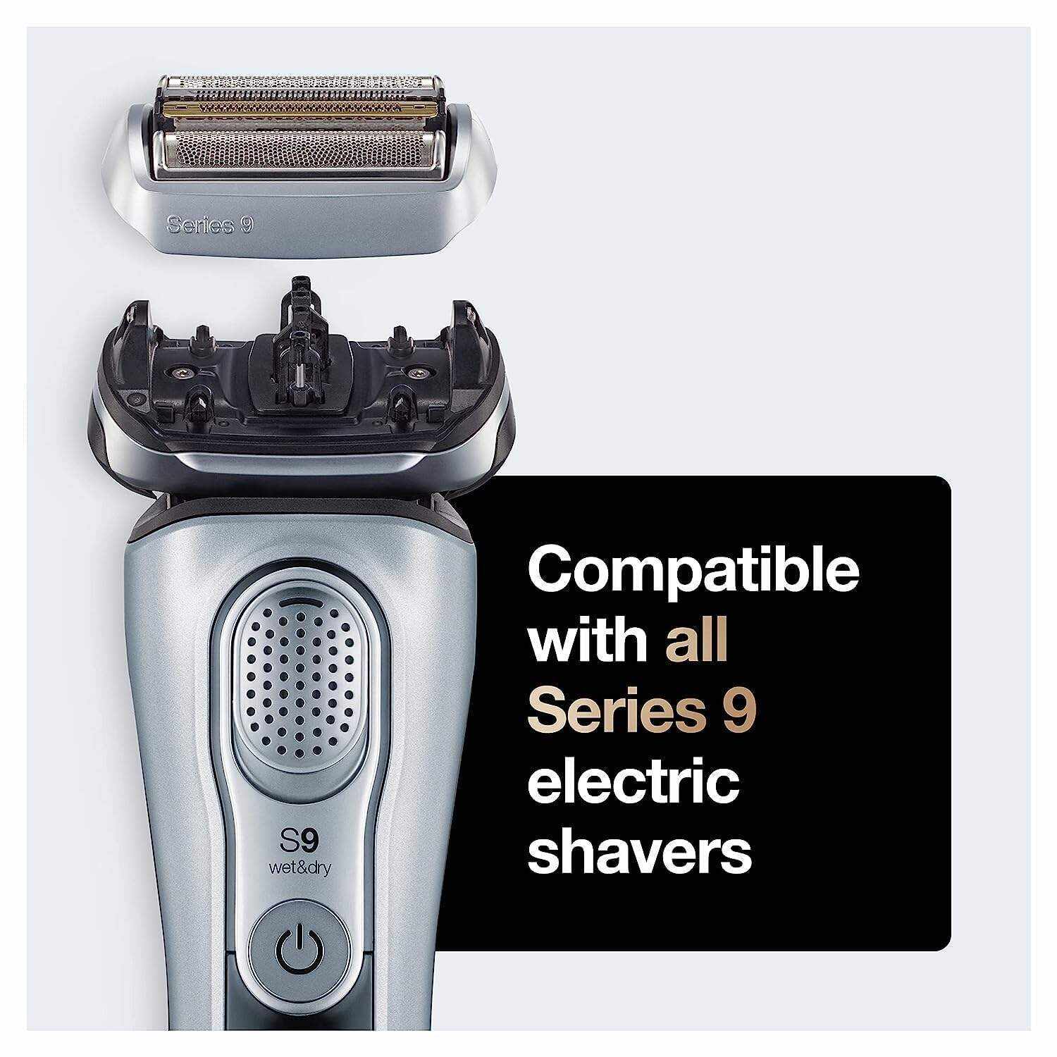 Braun Electric Razor,Waterproof Foil Shaver for Men,Series 9 Pro 9460cc,Wet & Dry Shave,With ProLift Beard Trimmer for Grooming,5-in-1 Cleaning & Charging SmartCare Center Included,Atelier Black
