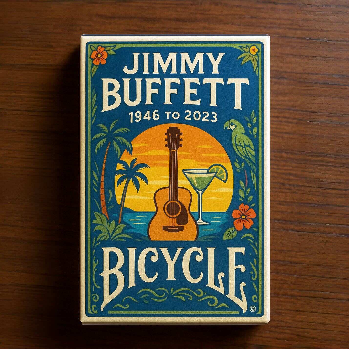 Jimmy Buffett 1946–2023 Memorial Playing Cards
