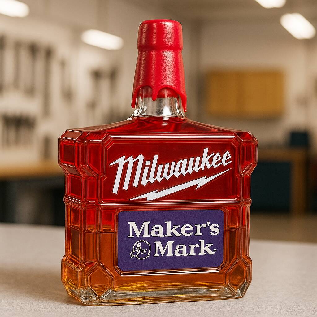 Milwaukee toolbox whiskey bottle