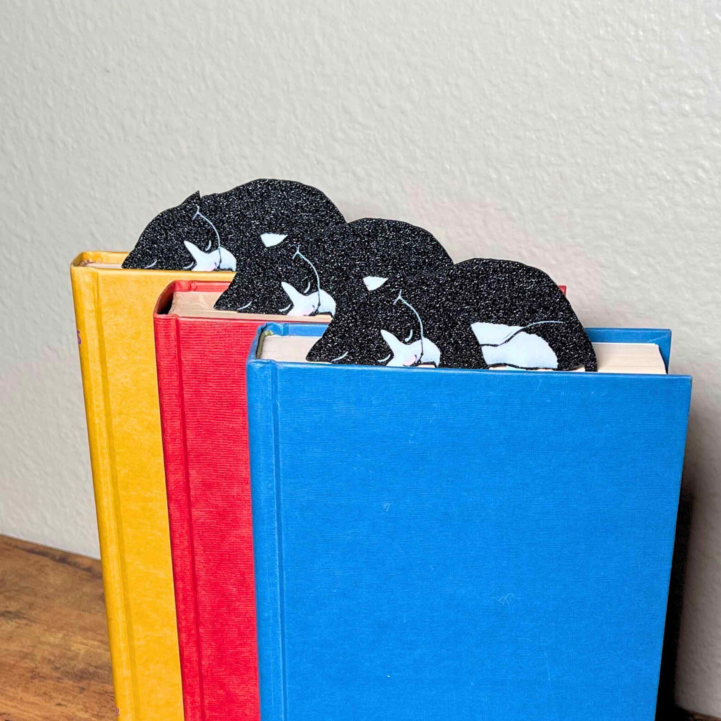 Adorable Tuxedo Cat Bookmark