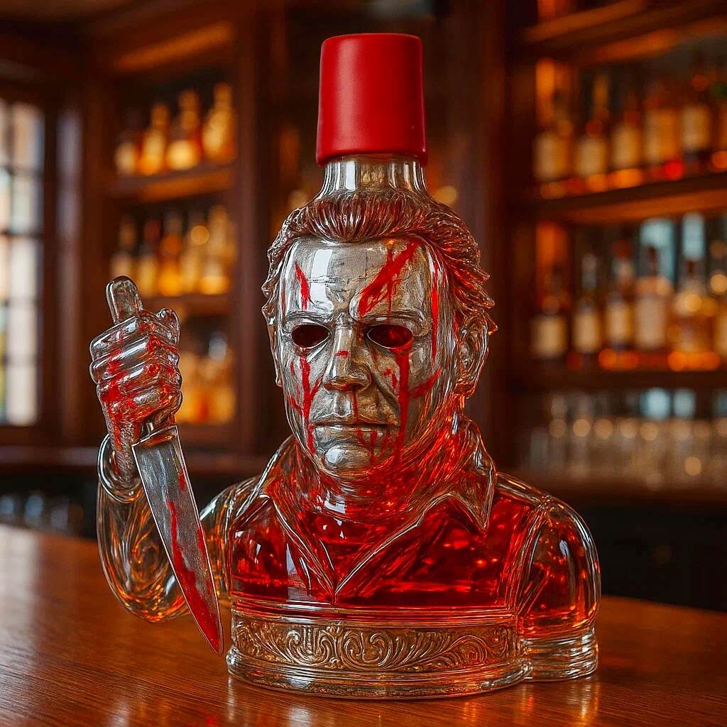 Michael Myers Whiskey Bottle