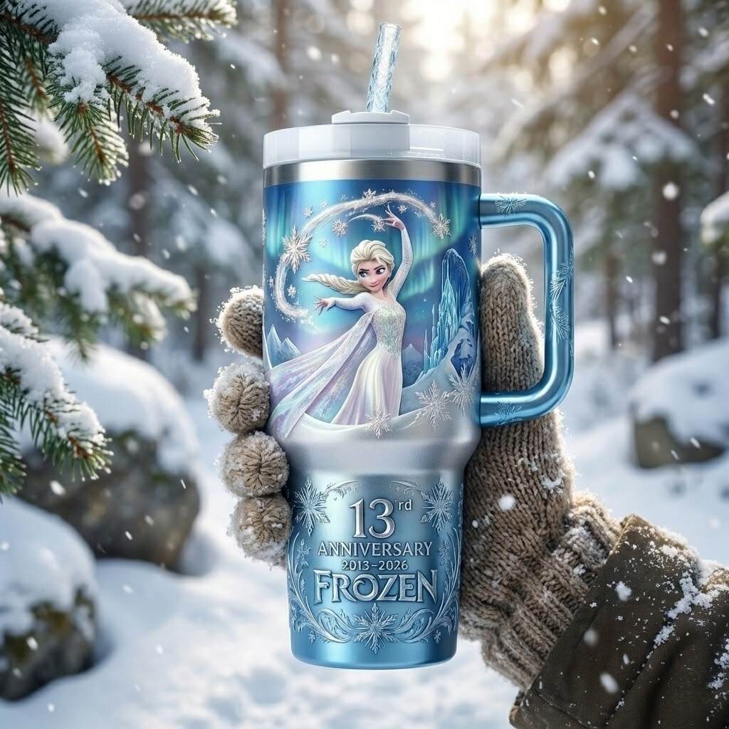Frozen 13rd Anniversary Commemorative Tumbler