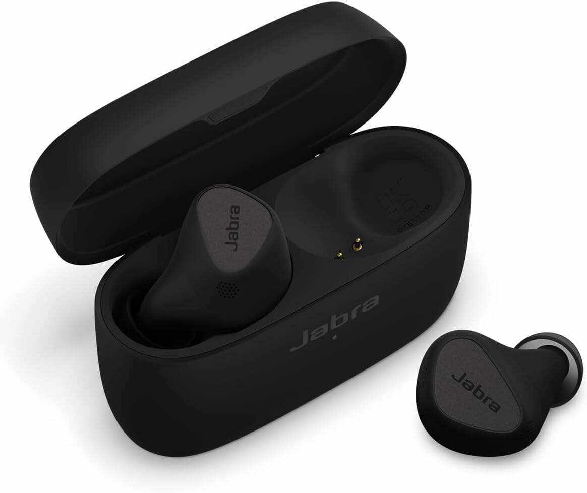 Jabra Elite 10 True Wireless Earbuds – Advanced Active Noise Cancelling Earbuds with Next-Level Dolby Atmos Surround Sound –All-Day Comfort, Multipoint Bluetooth, Wireless Charging – Cream