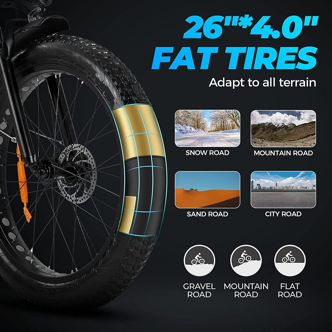 🔥Clearance Sale🔥✨ electric bike with 48V / 15Ah lithium battery✨