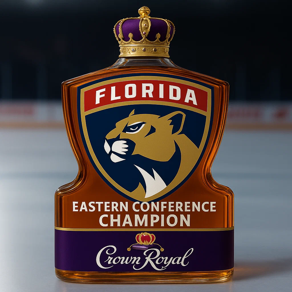 Florida Panthers Eastern Championship Whisky Bottle