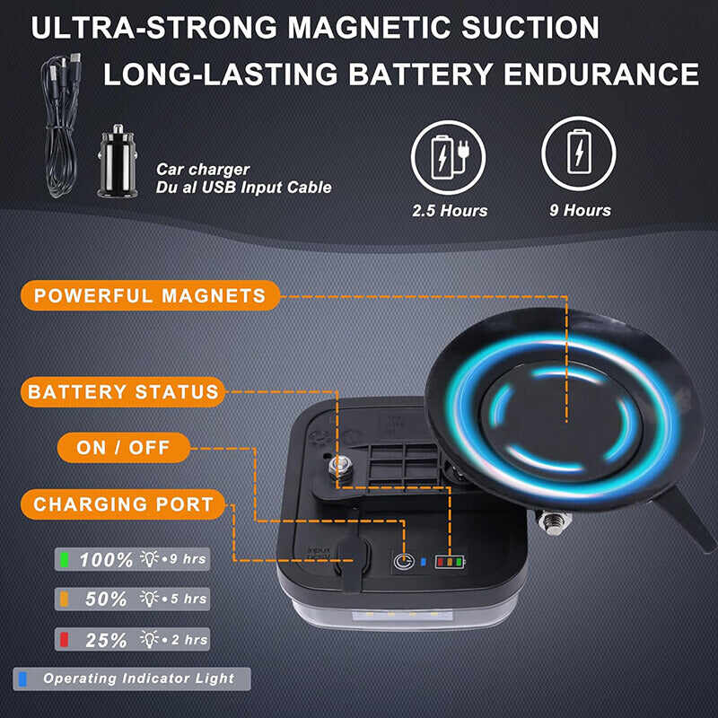 Magnetic Wireless Trailer Lights