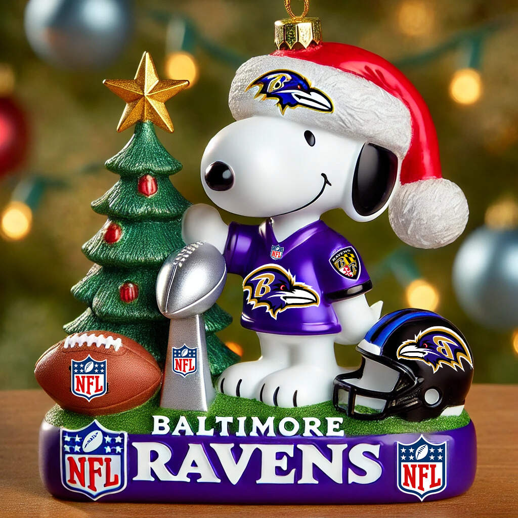 Football Team Christmas Ornaments