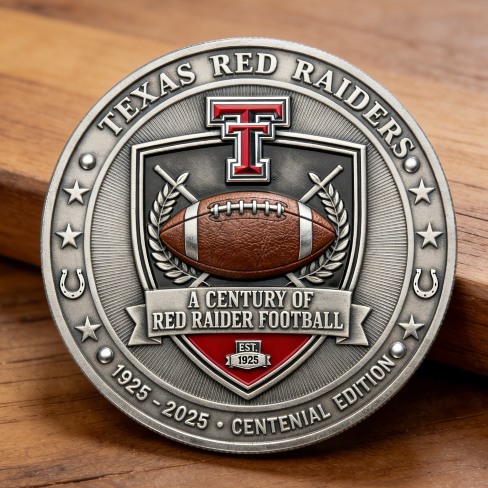 TT Red Raiders 100th Anniversary Commemorative Coin