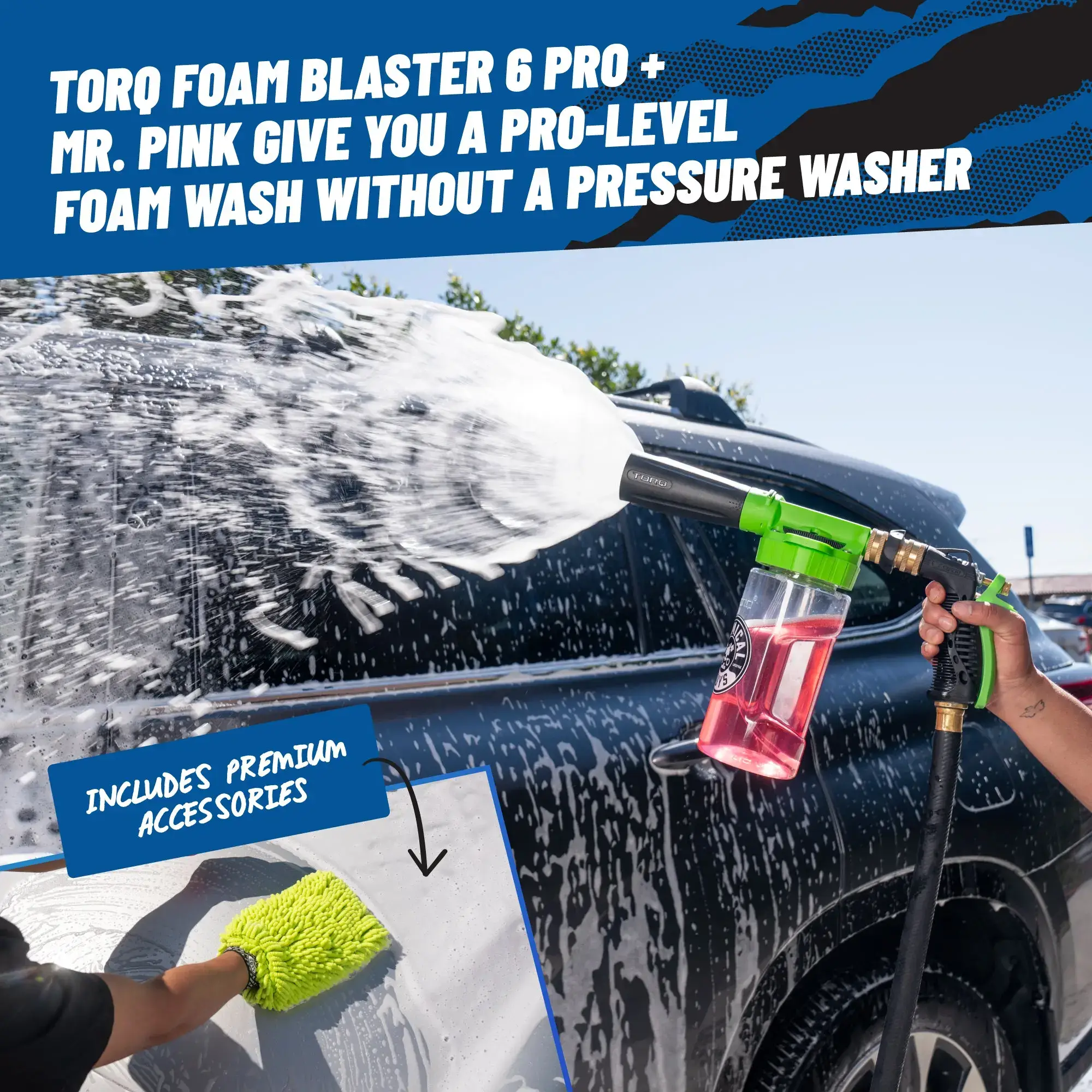 16-Piece Car Wash & Interior Detailing Kit, Vehicle Washing Set with Camo Bucket, Foam Cleaner, Premium Soap & Microfiber Cloth for Auto Care
