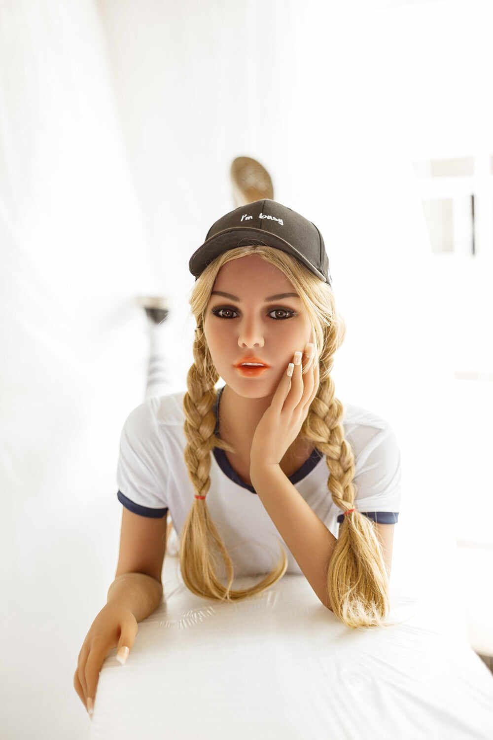 Amity 5ft45 / 166cm #108 Head Blonde Small Boobs Skinny Full Size Real Love Sex Doll